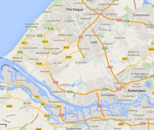 Route Monster zur Europoort